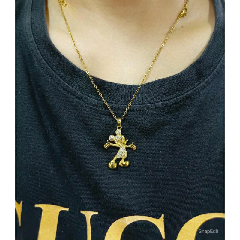 Kalung Disney/kalung mickey mouse/925/import/Kalung silver