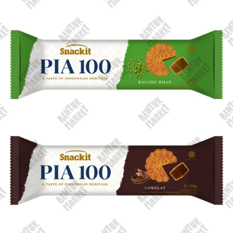 

SNACKIT PIA 100 Kue Pia Rasa Kacang Hijau 150gr / Kue Pia Rasa Coklat 150gr / Cemilan Instan