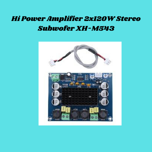Hi Power Amplifier 2x120W Stereo Subwofer XH-M543