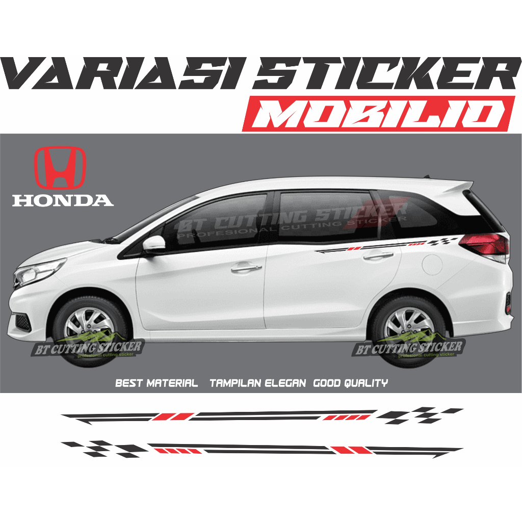 MB32 sticker mobil honda mobilio sticker honda mobilio sticker mobil honda sticker striping mobilio