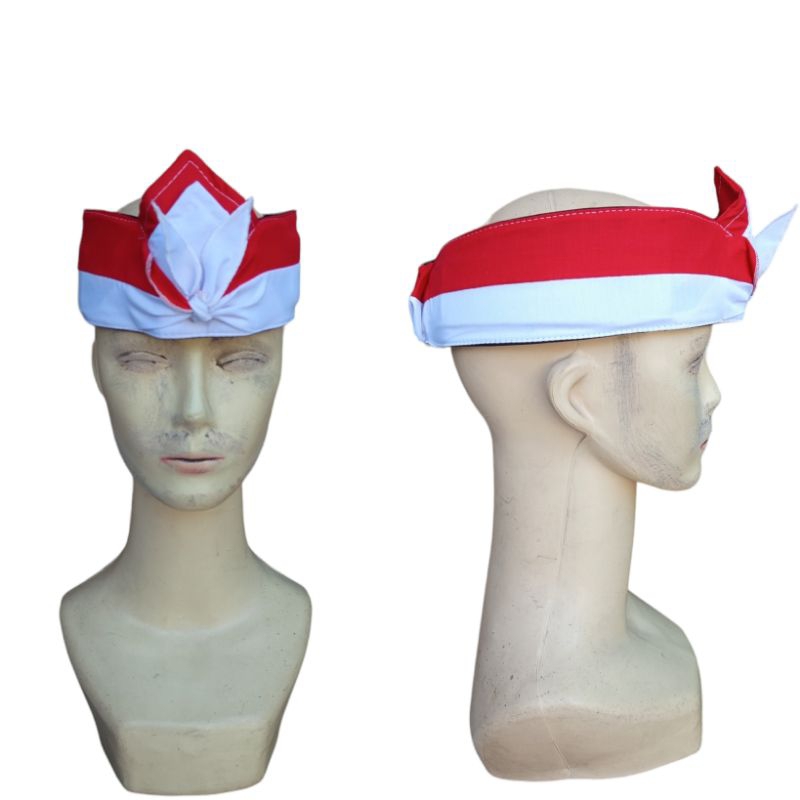 Iket merah putih/iket kepala bendera/iket Sunda HUT RI agustusan