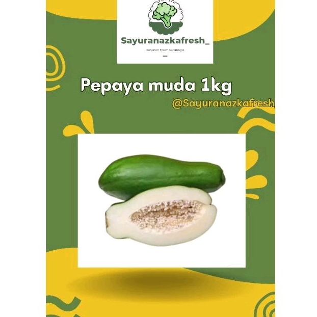 

Pepaya Muda Utuh
