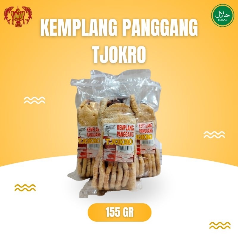 

Kemplang Panggang khas Bangka cap Tjokro, 155gr