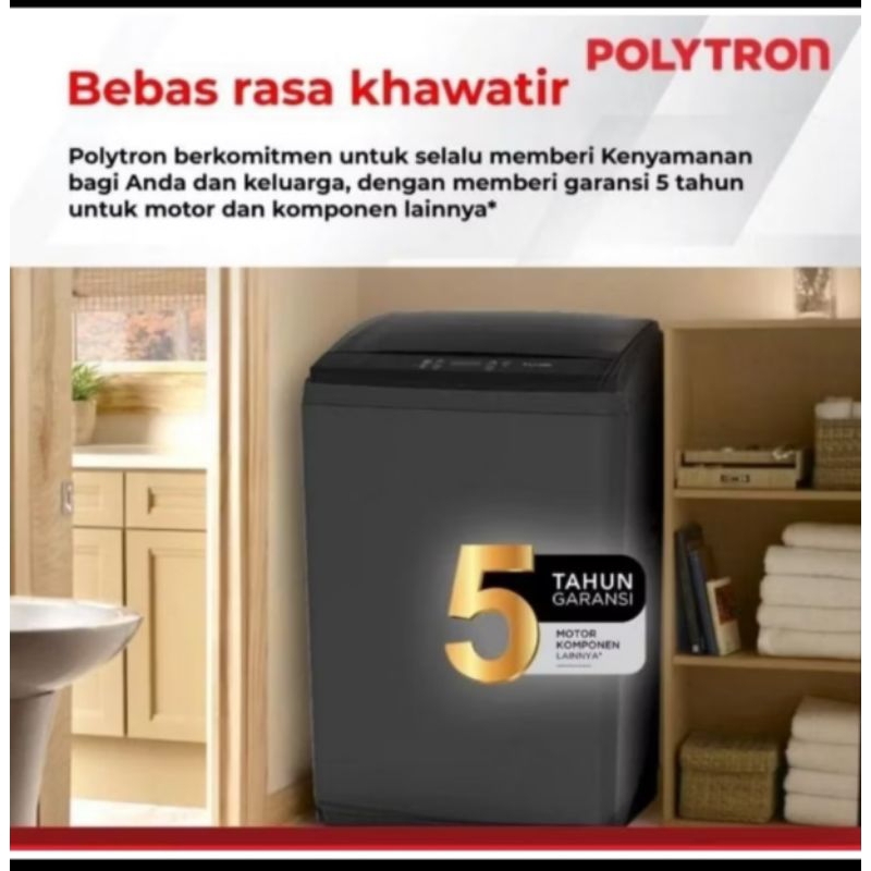 mesin cuci Polytron 1 tabung 10 kg/mesin cuci polytron PAW 10518