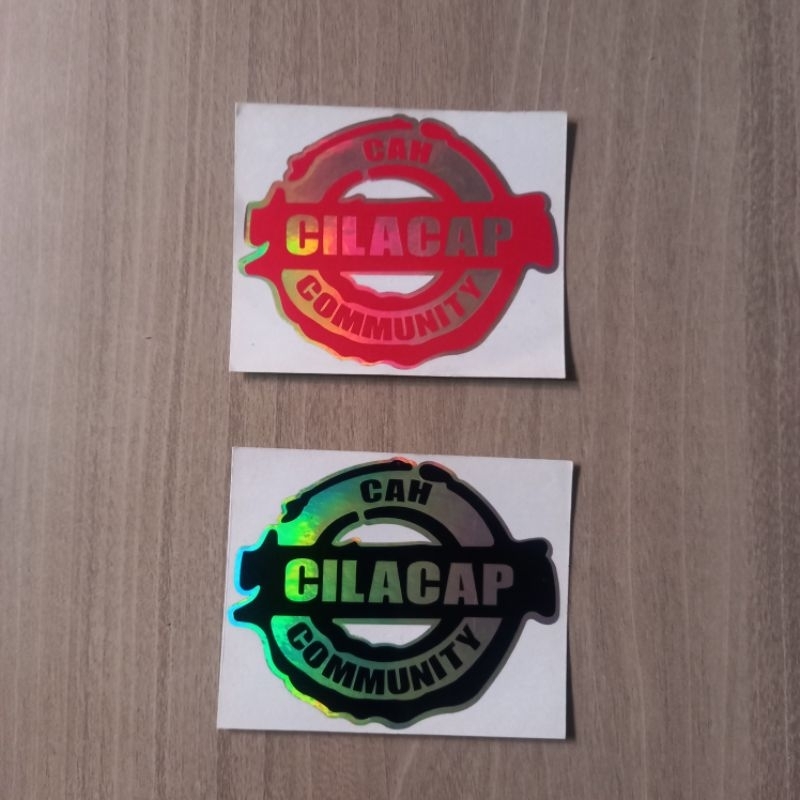 STIKER CUTTING CAH CILACAP UKURAN KECIL