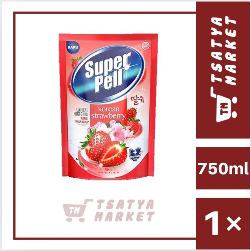 SUPER PELL KOREAN STRAWBERRY 750ML