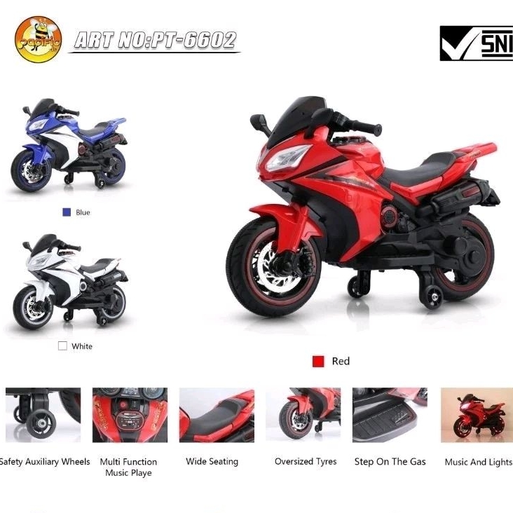 Motor Aki anak Pacific PT 6602 PT-6602