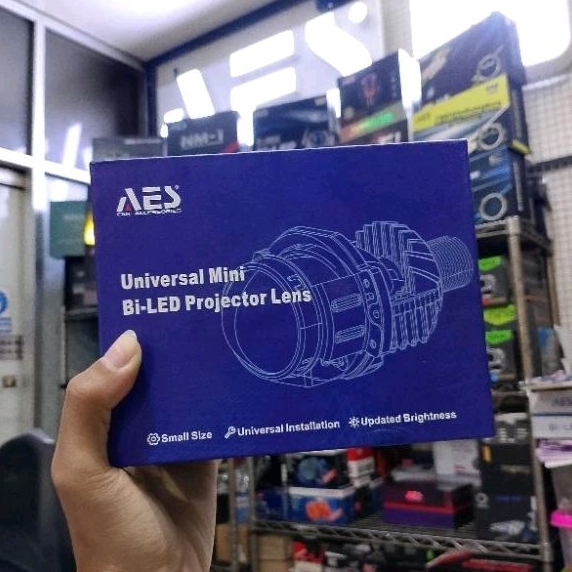 Projector BILED 1,8 Inch Paketan Shroud A1A2 Merk AES - TIPE SHROUD A2