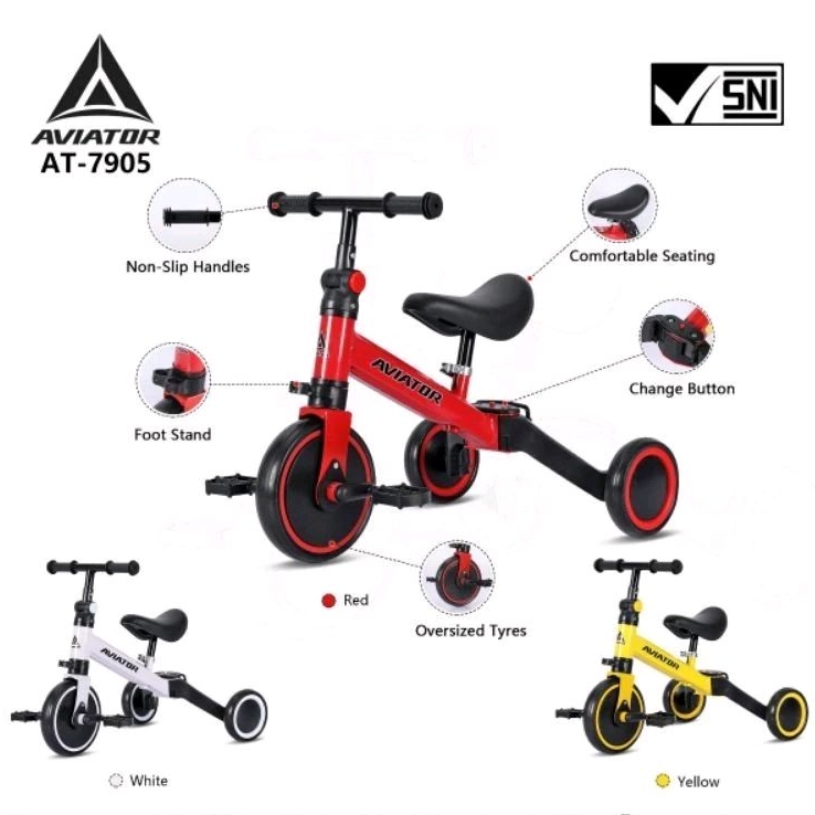 SEPEDA ANAK Tricycle  EXOTIC AT 7905 AT-7905 AT7905 . Unity UNITY