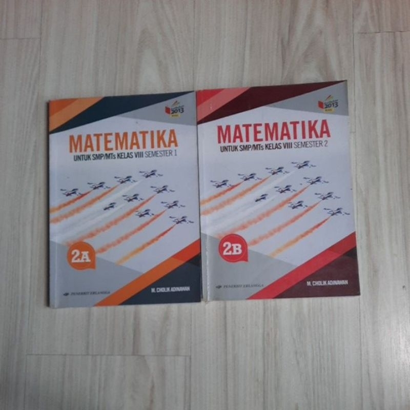 

Buku Cetak Matematika 2A & 2B kelas 8 SMP ‼️BUKU BEKAS‼️