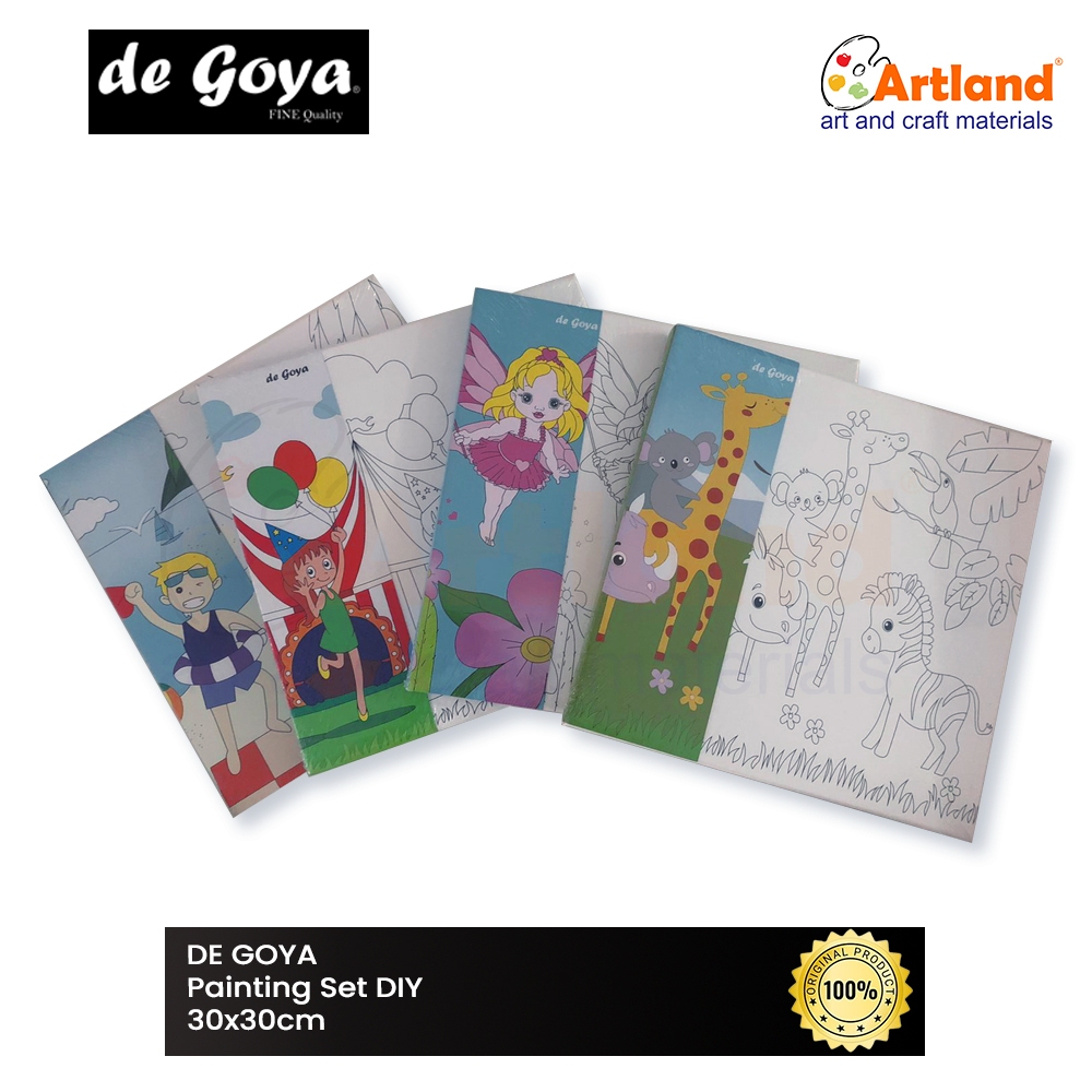 

De Goya Painting Kit DIY - Ukuran 30x30cm