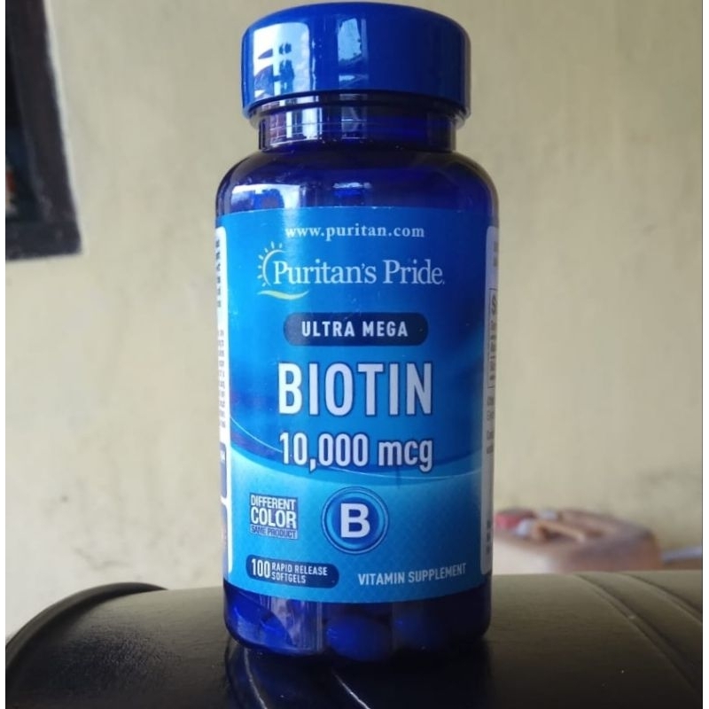 Puritan biotin 10000 mcg isi 100