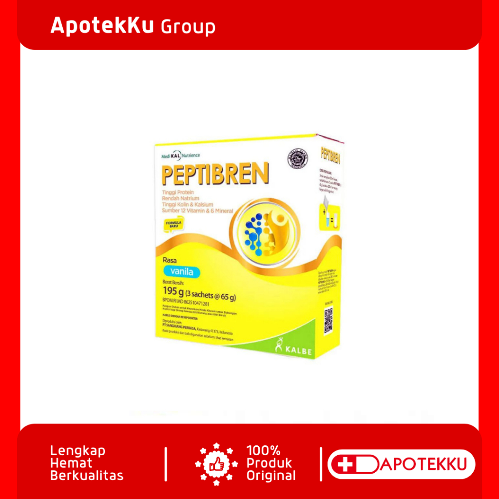 

Original Peptibren vanilla - membantu pasien kondisi malnutrisi