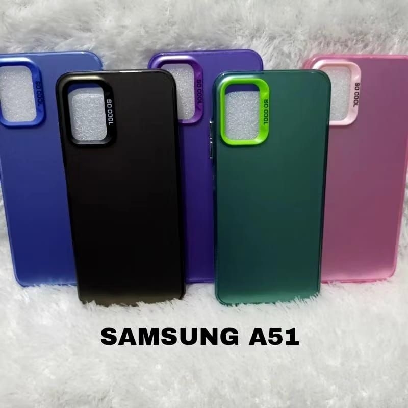 Slikon Case IMD HYBRID PLATE HOLOGRAM SAMSUNG A51