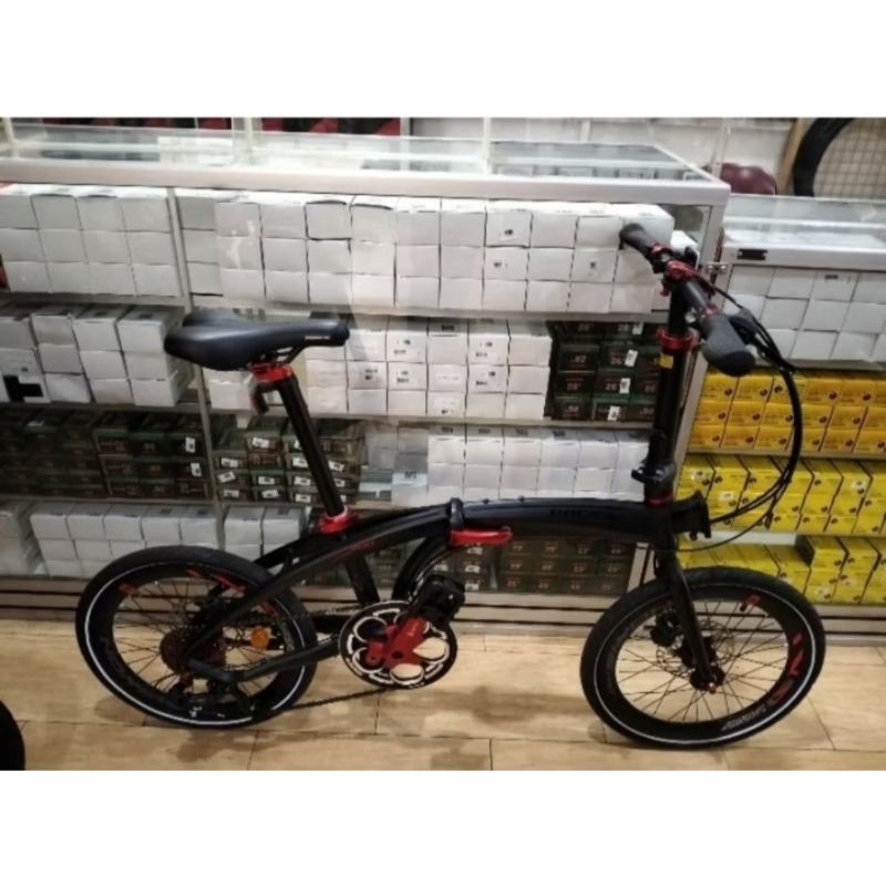 SEPEDA LIPAT PACIFIC NORIS PRO 20 INCH ALLOY HYDRAULIC 8SPEED SHIMANO