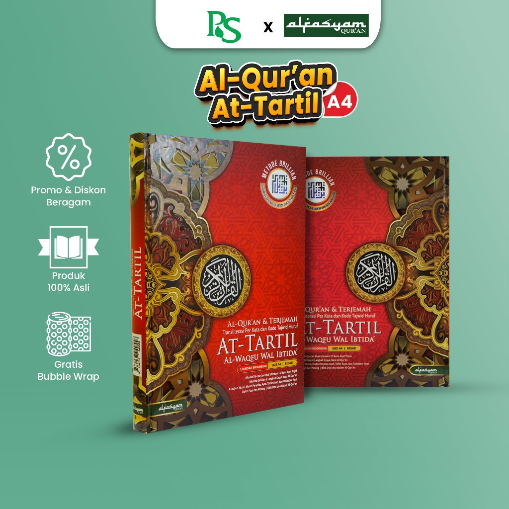 ALQURAN TERJEMAHAN PERKATA A4 AT-TARTIL - ALFASYAM