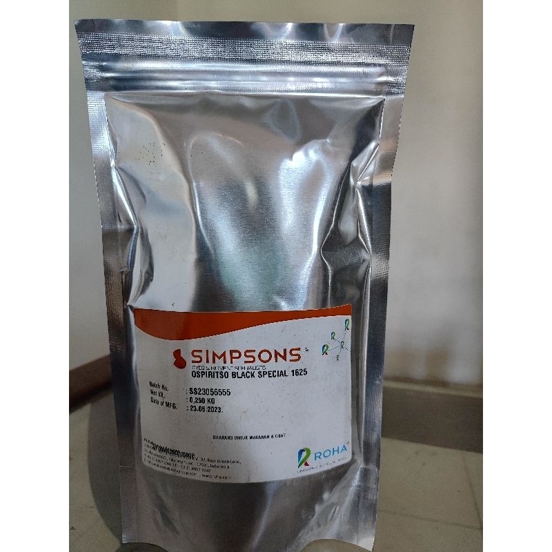 

Pewarna minyak simpsons tipe 1625 (black spesial)