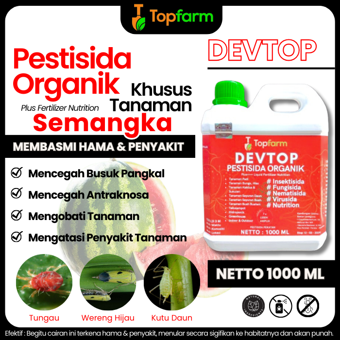 Obat Bercak Daun Semangka / Obat Semprot Hama Semangka / Obat Hama Untuk Tanaman Semangka / Obat Ham