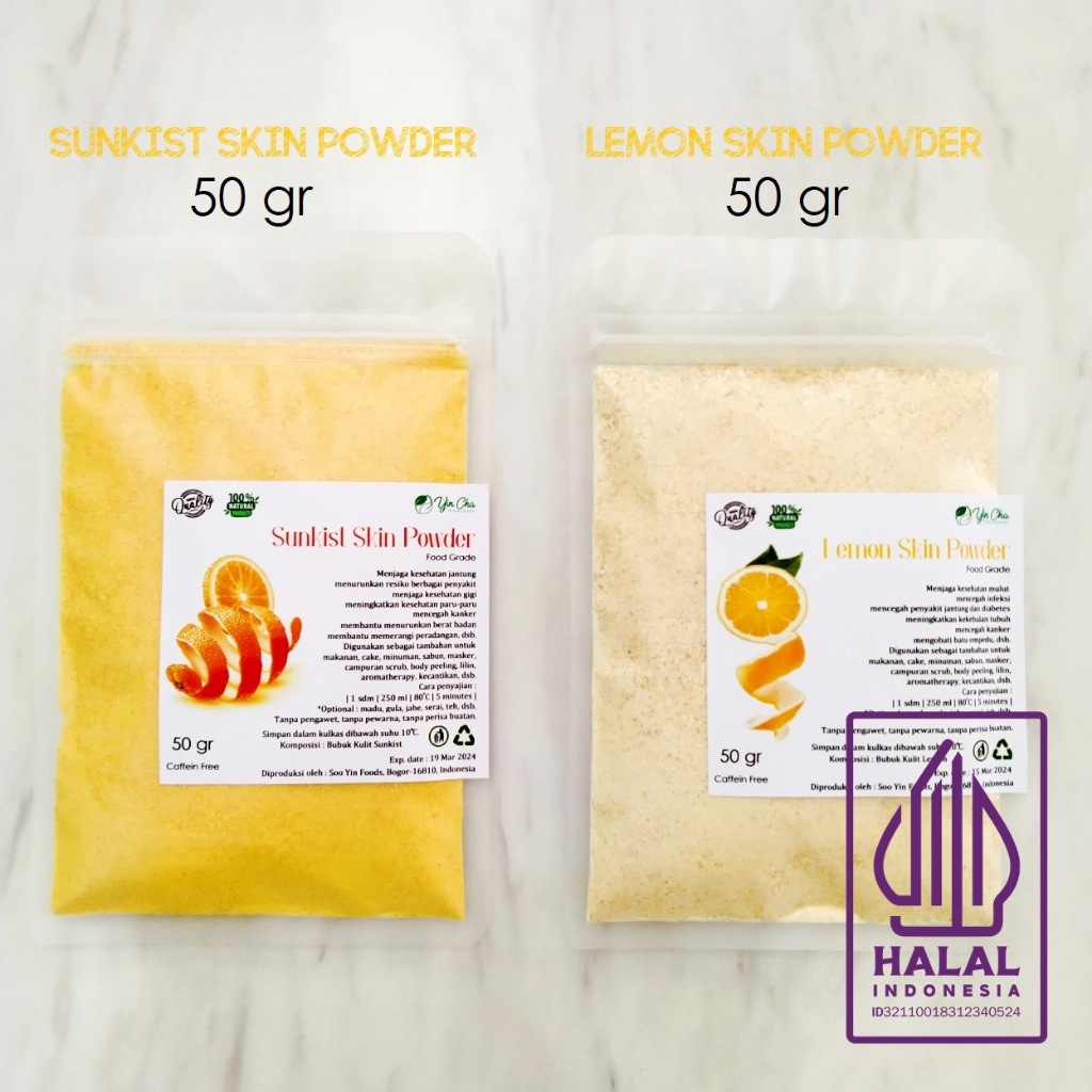 

Tisane Powder/Lemon/Sunkist Skin Powder 50 gr