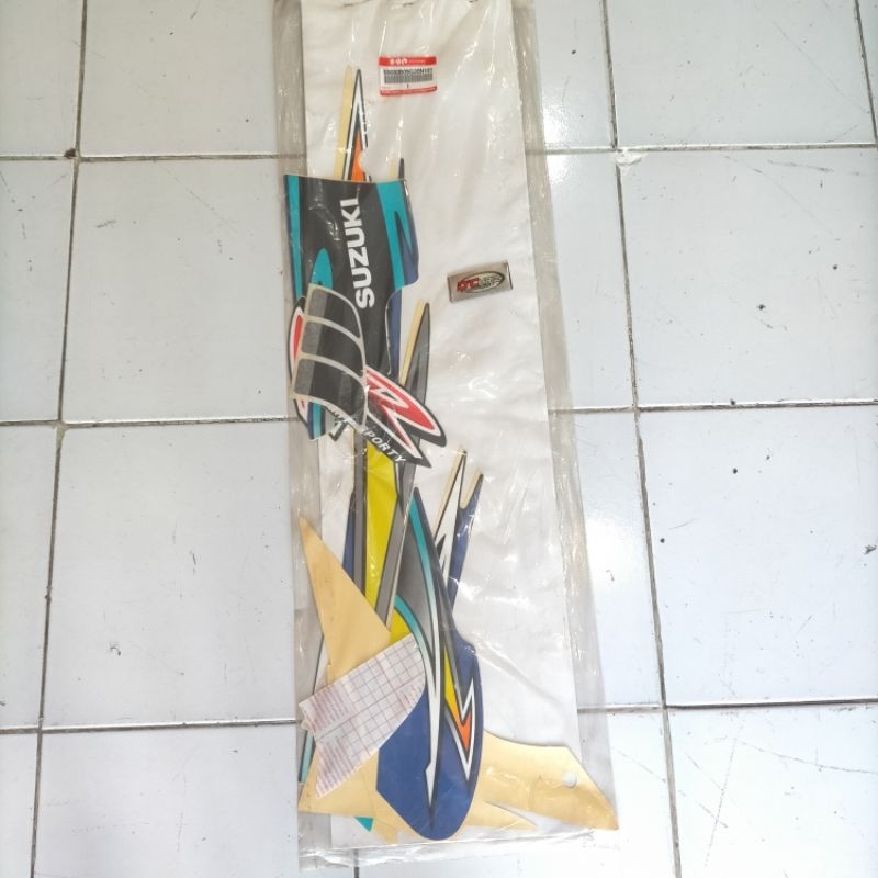 STIKER STRIPING LIS SUZUKI SMASH R 110 ORIGINAL SGP