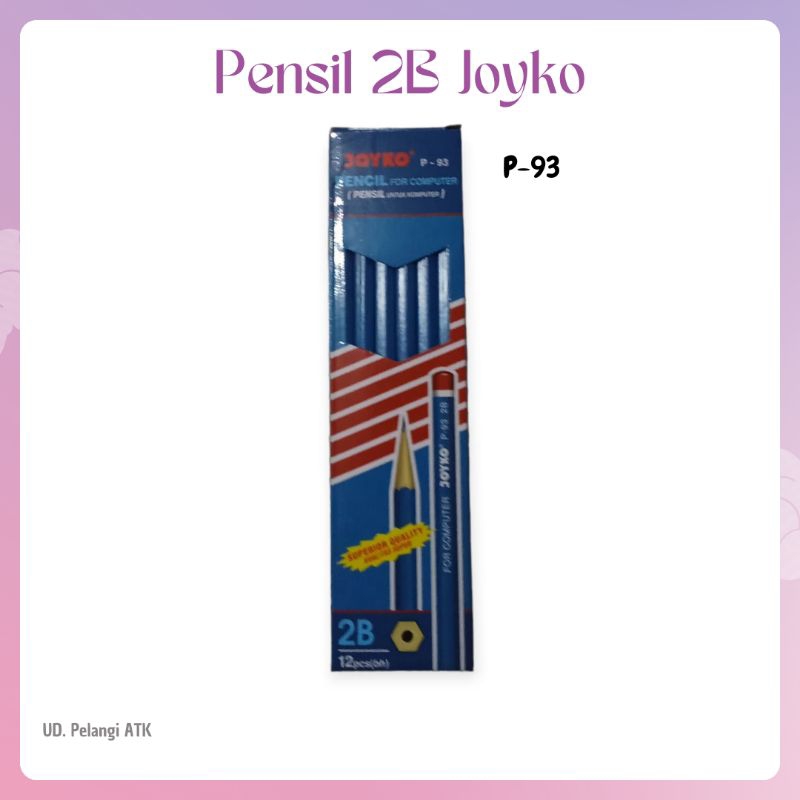 

♥️ pelangiatk ♥️ Pensil 2B | pensil Joyko | Pensil Joyko P-93