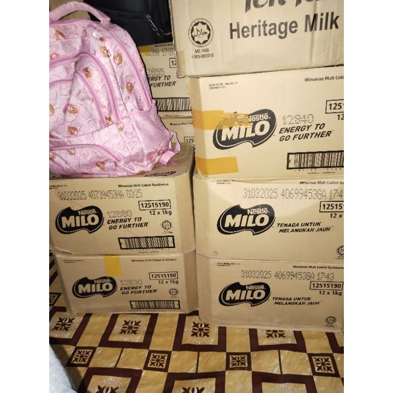 Milo 1kg Malaysia per dus