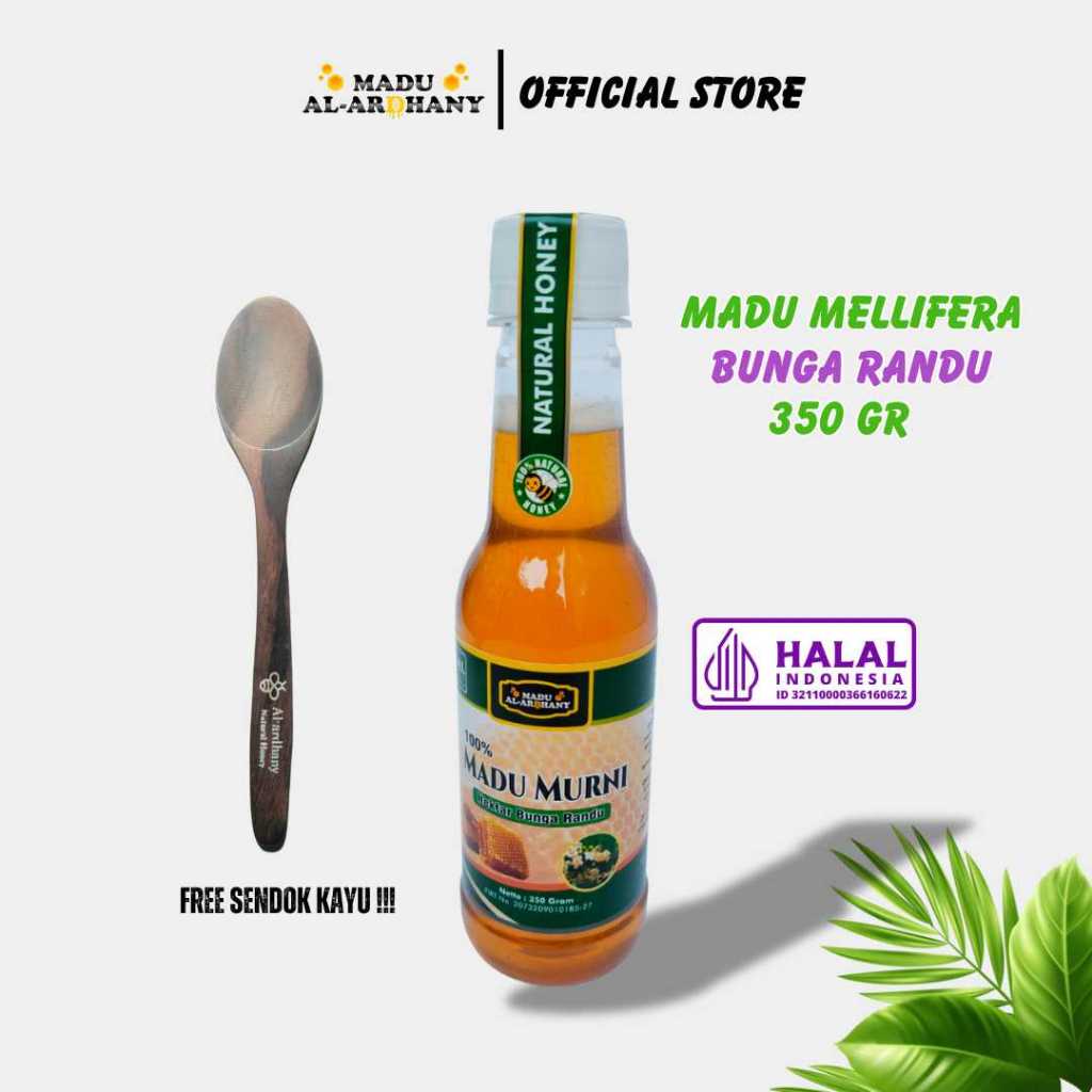 

MADU AL ARDHANY - Madu Randu ( Mellifera ) 350 gram Free Sendok Kayu