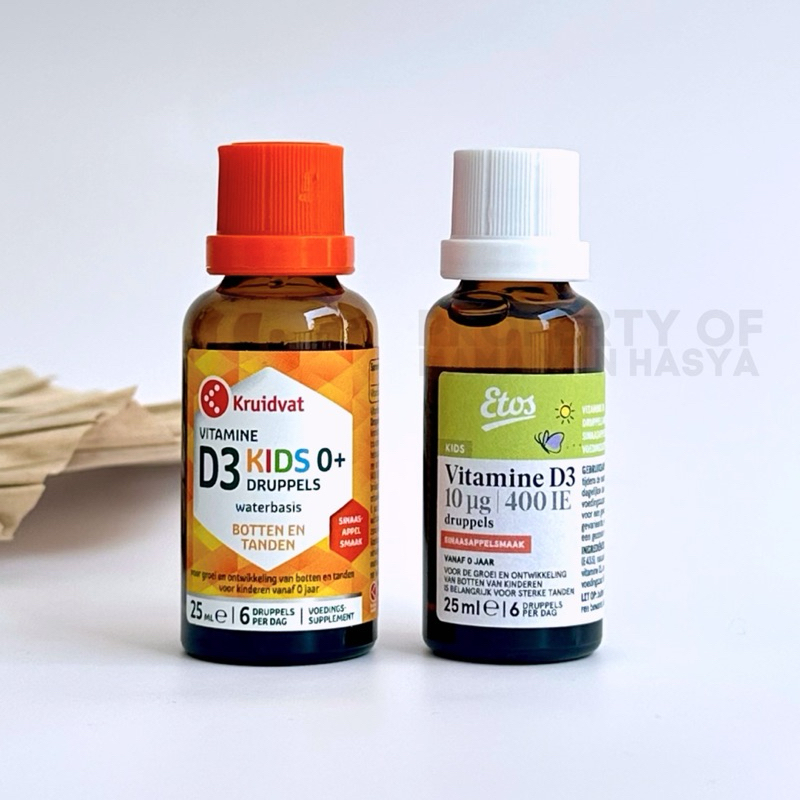 VITAMIN D3 KIDS TETES/CAIR 25 ml - Suplemen Makanan Untuk anak-anak 0 - 4 Tahun | Untuk Pertumbuhan 