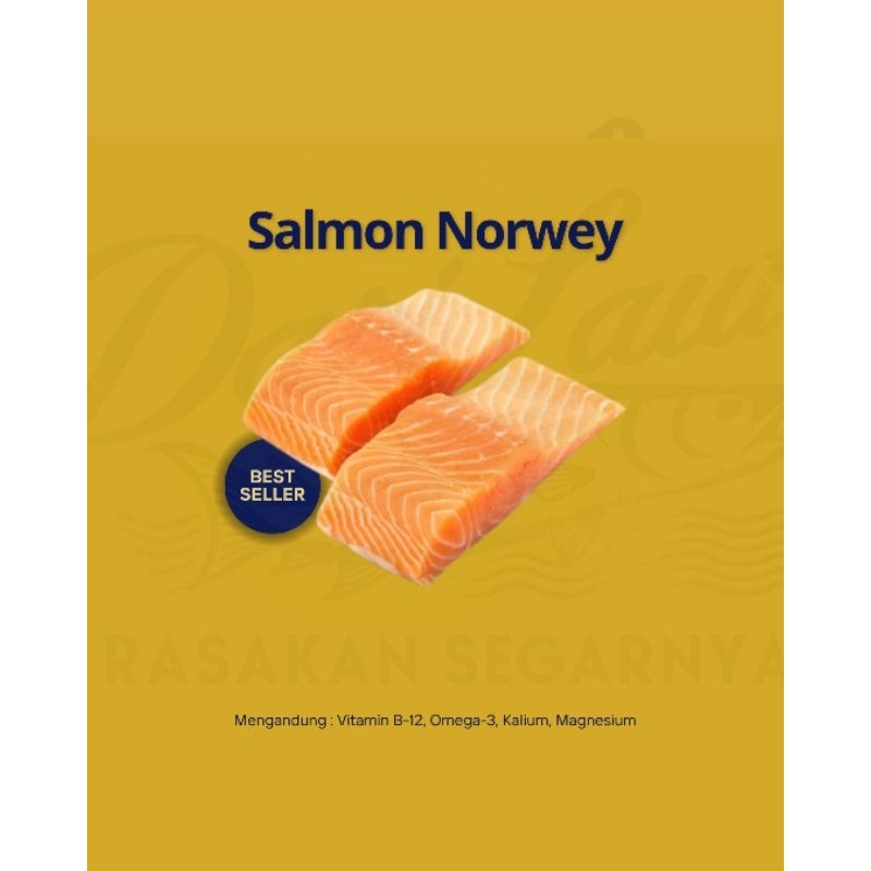 

salmon norwegia BERAT 200 GRAM dan 100gr