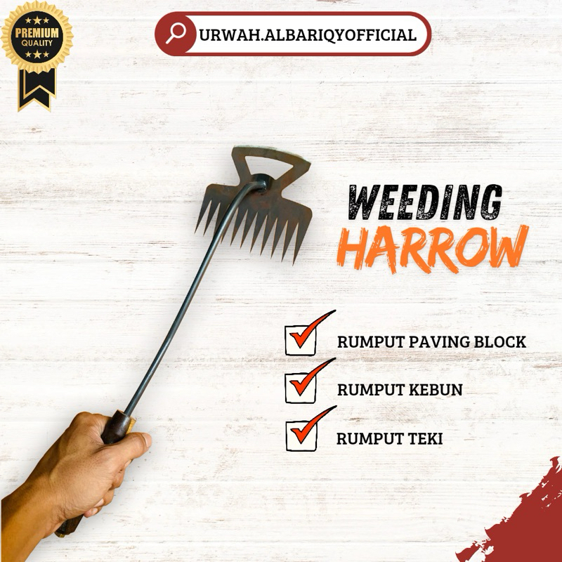 WEEDING HARROW-PENCABUT RUMPUT AREA PAVING BLOCK/KEBUN