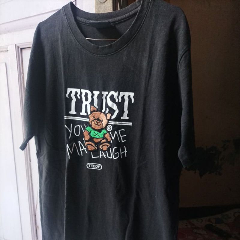 kaos ambler hitam preloved murah