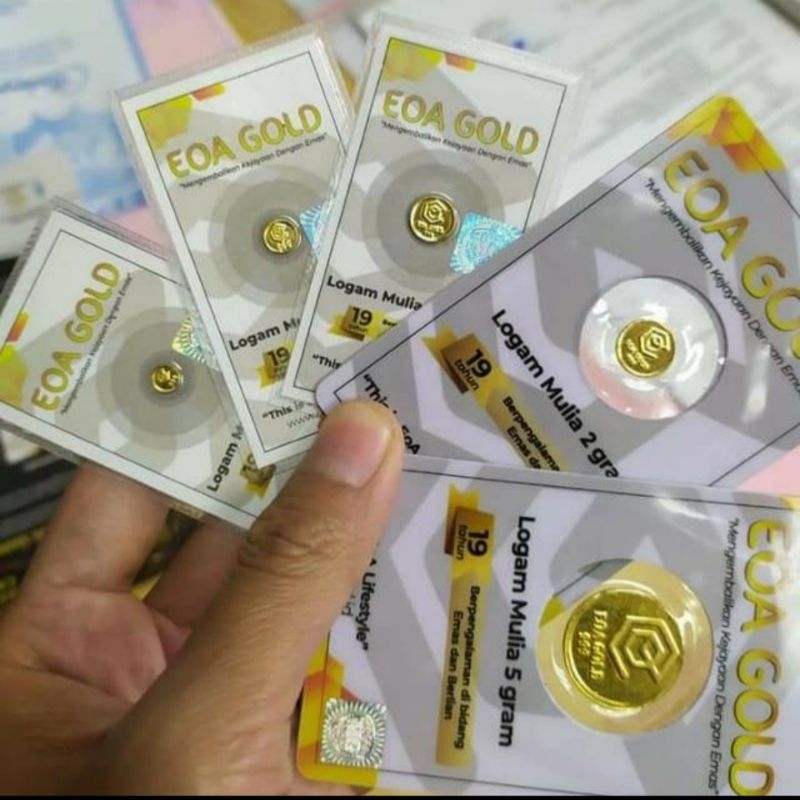 Jual Beli Emas Eoa Gold 0.1 gram sampai 100 gram
