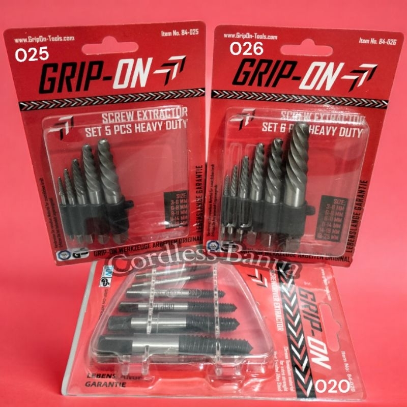 TAP BALIK "GRIP ON" VARIAN ||SCREW EXTRACTOR SET "GRIP-ON"