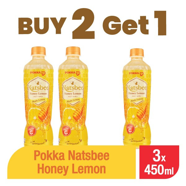 

Buy 2 Get 1 - Pokka Natsbee Honey Lemon 450 ml