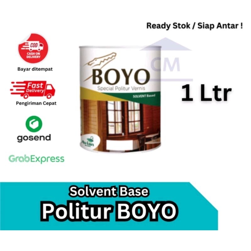 Avian Boyo Cat Politur Plitur  Warna Cat 607 Manggis 611 Akasia 1L