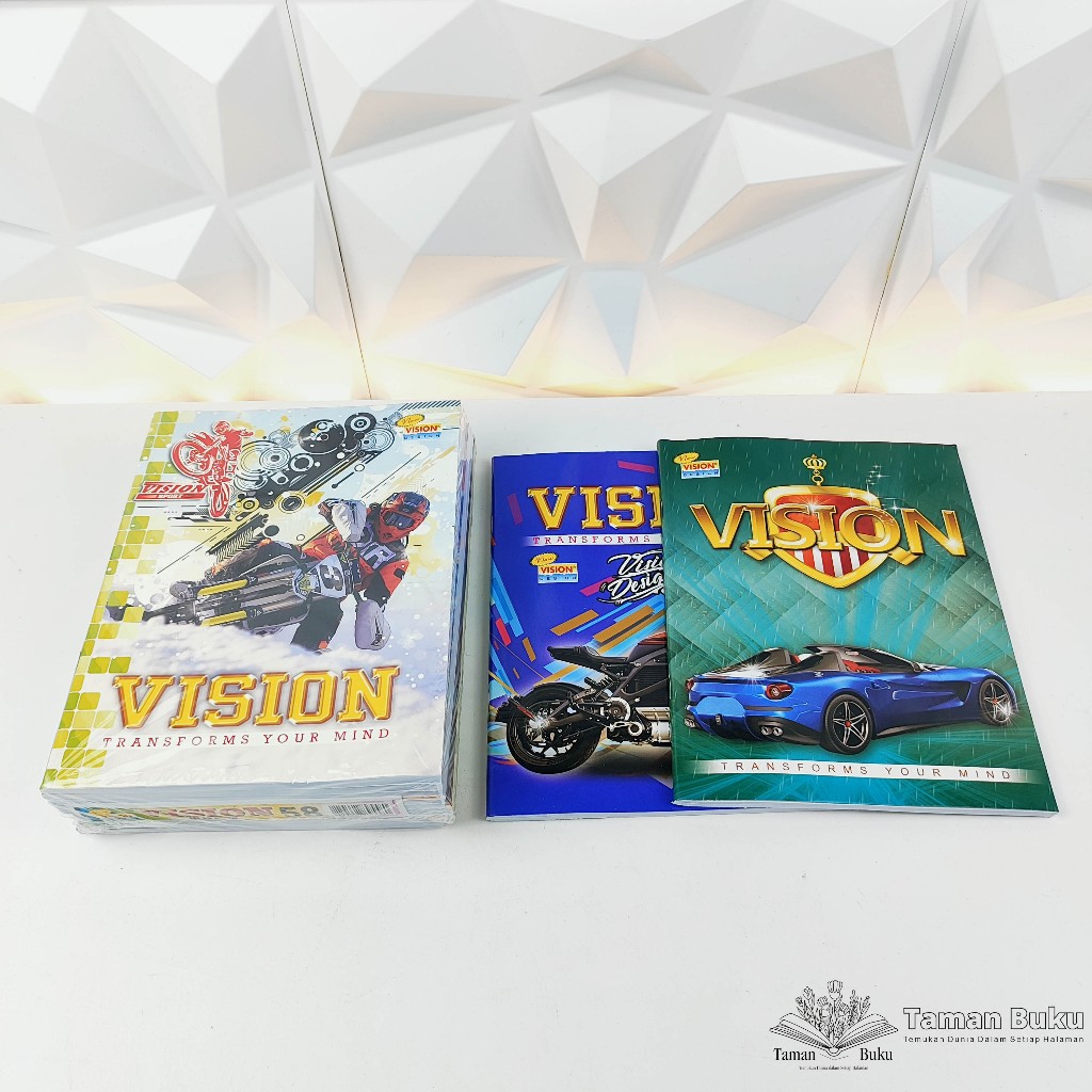 

Buku Tulis Vision 58Lembar Satuan Buku Sekolah