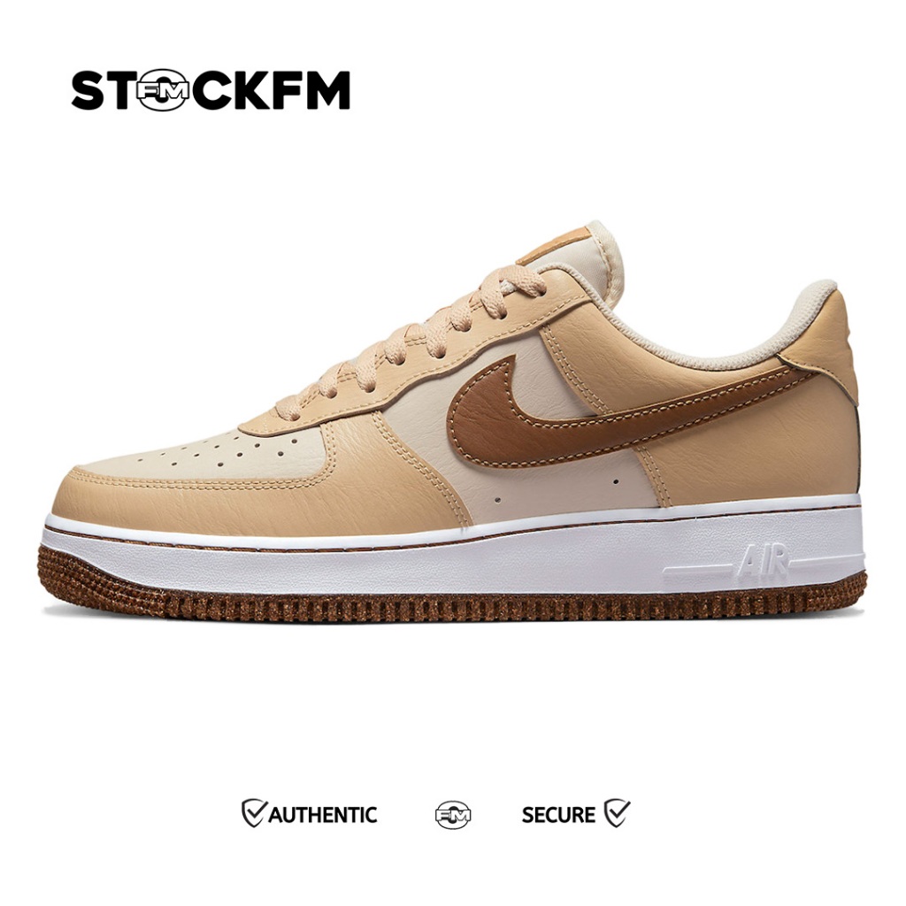 Nike Air Force 1 Low EMB Ale Brown Pearl White Original