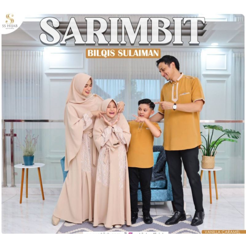 Sarimbit Sulaiman Bilqis Kemko Ayah Pendek Original by SS Hijab