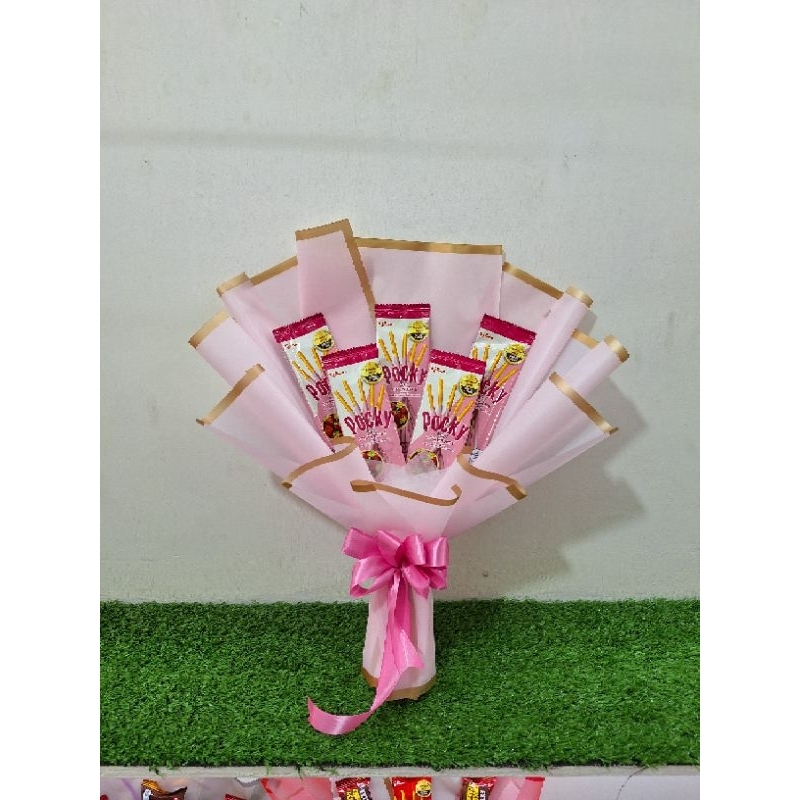 

Buket Snack Pocky Pink