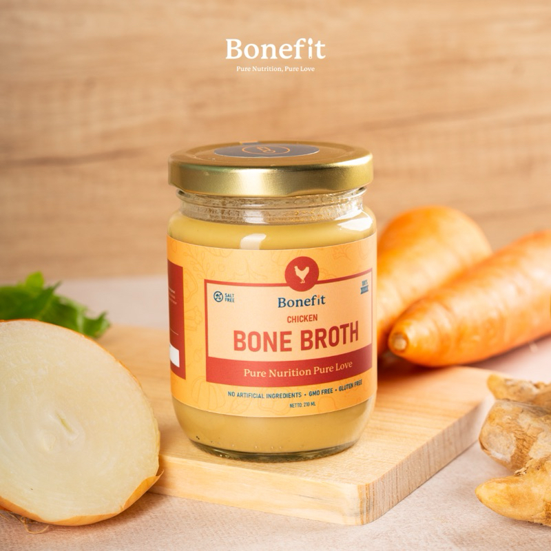 

Organic Chicken Bonefit Broth / Kaldu Tulang Ayam Organik - Bonefit - (KENTAL)