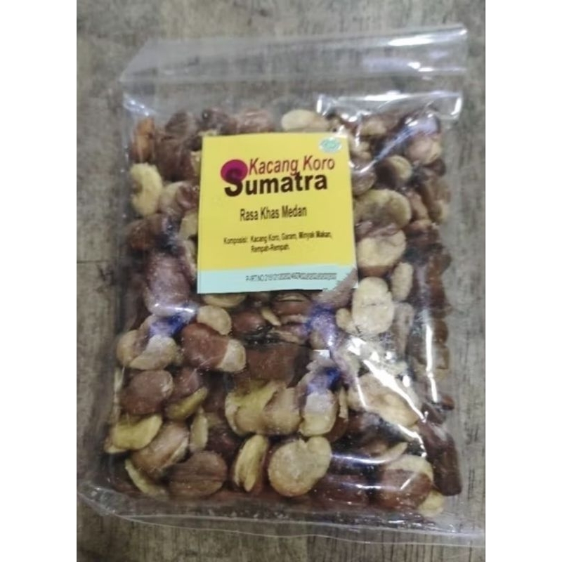

Cemilan snack khas medan kacang koro Sumatra