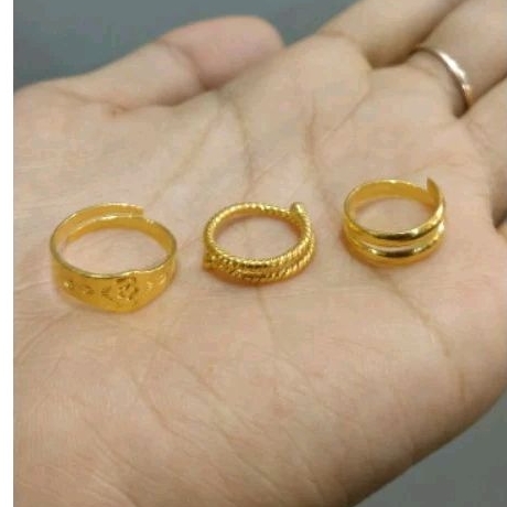 24k cincin baby emas london kadar 99,99%. berat 1 gram.