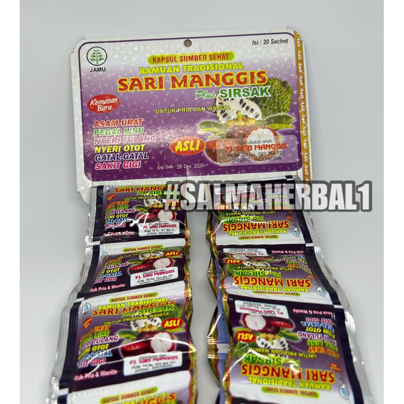 

SARI MANGGIS KAPSUL ASLI