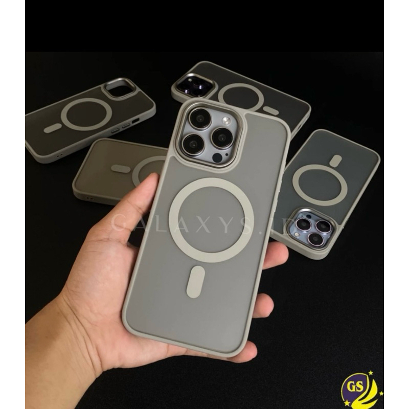 Case iphone 15 pro max natural titanium premium