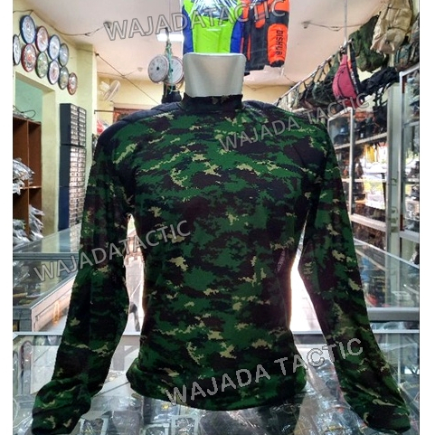 Kaos Loreng NKRI Lengan Panjang - Kaos Army Tactical - Kaos Panjang Loreng TNI