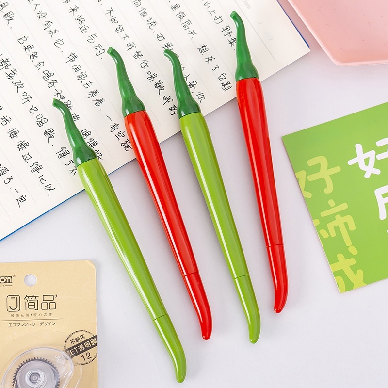 

Pulpen / Pena Bentuk Cabe Pulpen Gel Harga Per Pcs