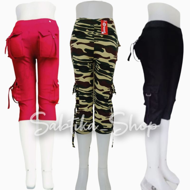 CELANA SENAM KARGO 3/4 WANITA | CELANA KARGO 3/4 WANITA | CELANA KARGO LORENG 3/4 WANITA | CELANA OL