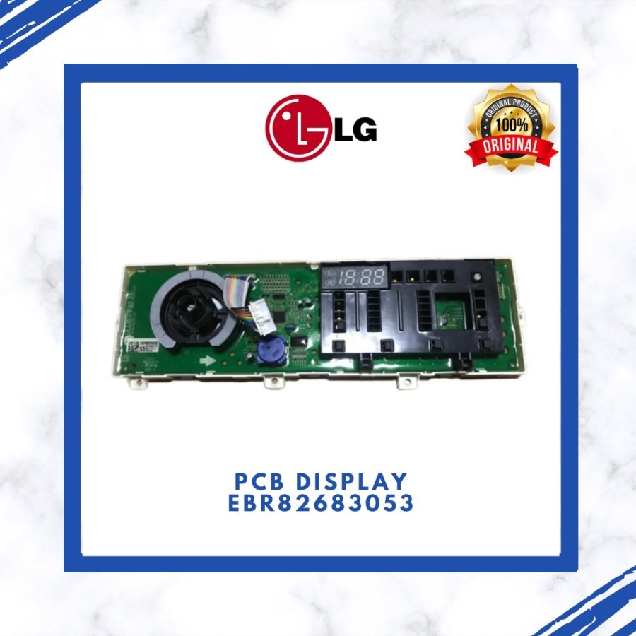 PCB MODUL DISPLAY MESIN CUCI LG EBR82683053 FM1208N3W ORIGINAL