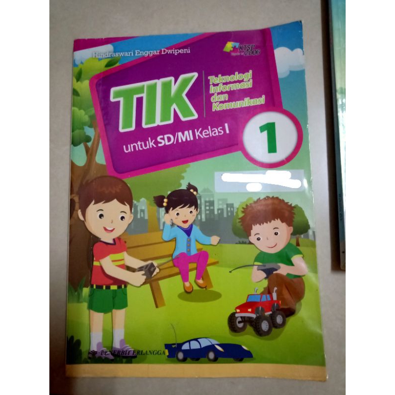 Buku TIK kelas 1 penerbit ERLANGGA