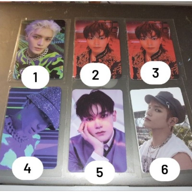 ready stock official photocard taeyong nct 127 (favorite album, universe trading card tc, ay-yo, 2 b